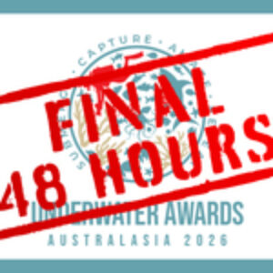 Underwater Awards Australasia 2026: Final 48 Hours!
