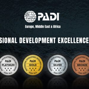 The PADI EMEA 2024 Professional Development Excellence Award